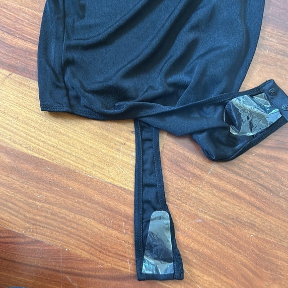 New w/tags, free people, intimately free size small black, one shoulder bodysuit - Picture 3 of 6